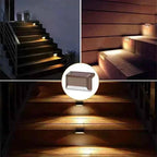 Cordless Solar LED Rail, Walkway, Wall Lights