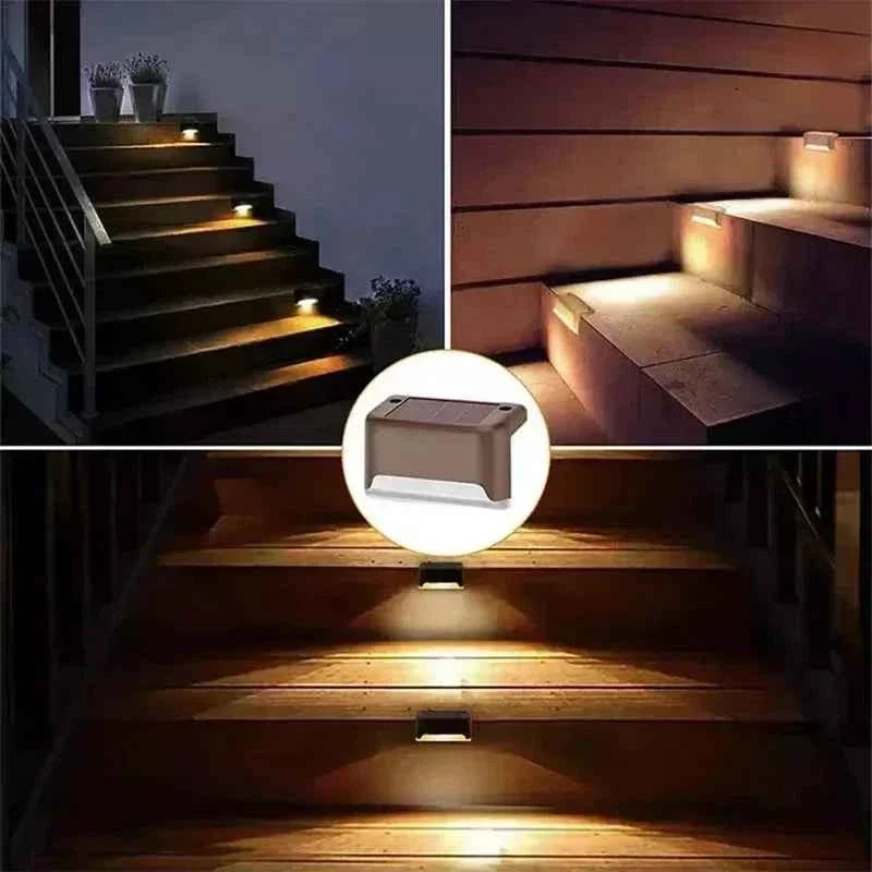 Cordless Solar LED Rail, Walkway, Wall Lights