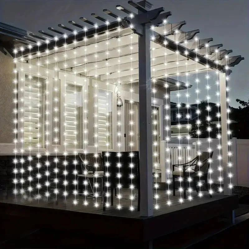 LED Curtain USB Power Fairy Lights for Holidays or Fun Rooms, Remote Control