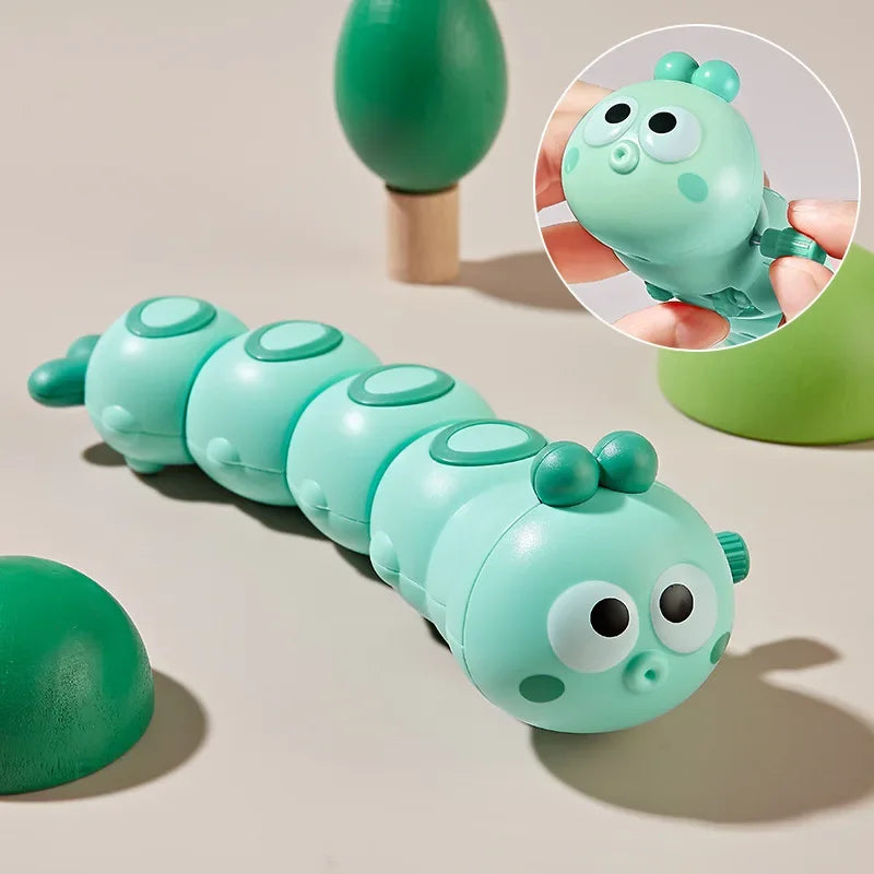 Cartoon Caterpillar Crawling Toy | Parent-Child Interactive Wind Up Toy