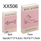 Luxury Fake Books Home Decoration Accessories for Living Room Fashion Fake Book Storage Box Simple Nordic Coffee Table Books