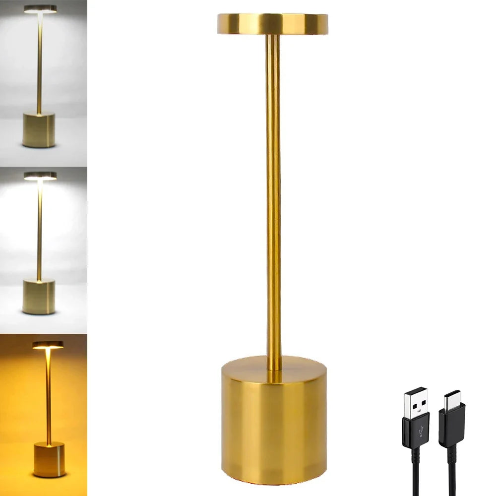 Modern Touch Sensor Rechargeable LED Table Lamp