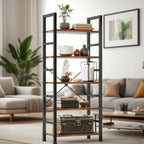 Book Shelf, 5 Tier Bookcase, Modern Bookshelf