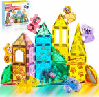 110/66/50 PCS Magnetic 3D Building Tile Sets