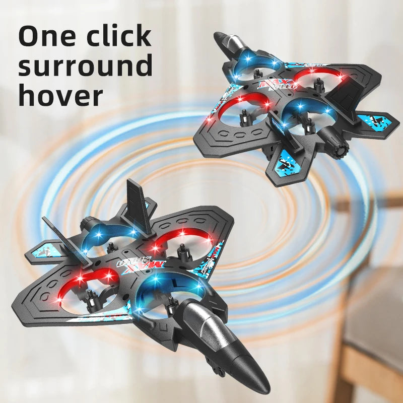 Remote Control Aircraft Stunt-Glider Hover Craft