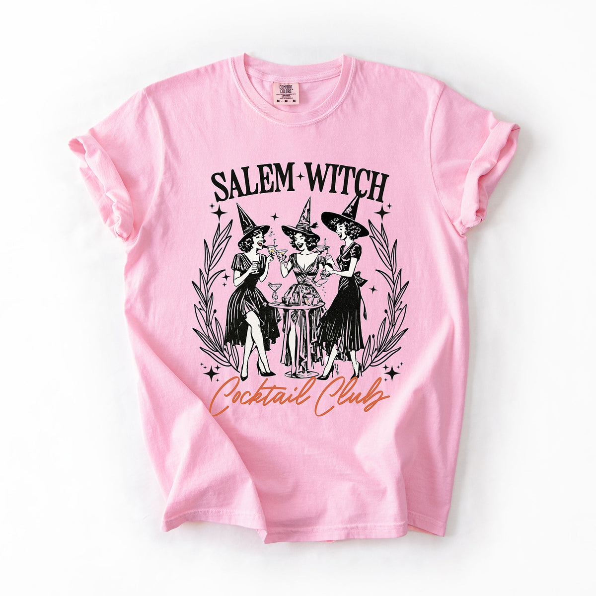 Salem Witch Cocktail Club Comfort Colors Tee