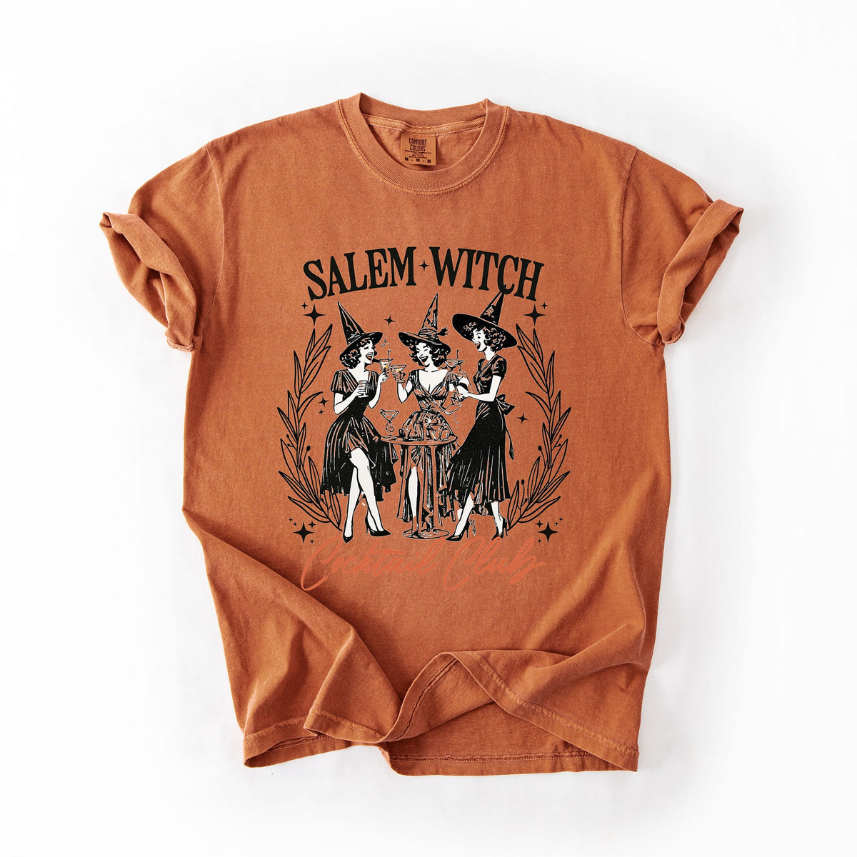 Salem Witch Cocktail Club Comfort Colors Tee