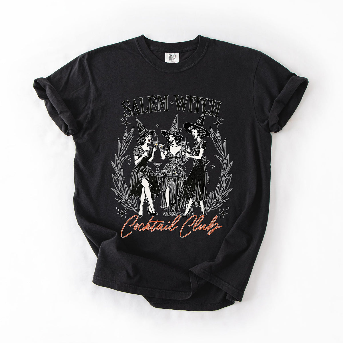Salem Witch Cocktail Club Comfort Colors Tee