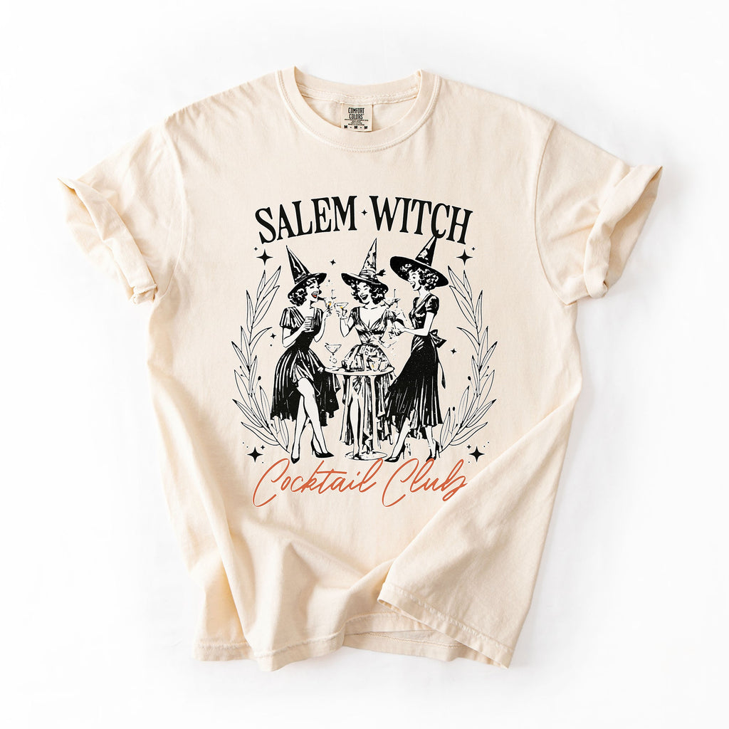 Salem Witch Cocktail Club Comfort Colors Tee