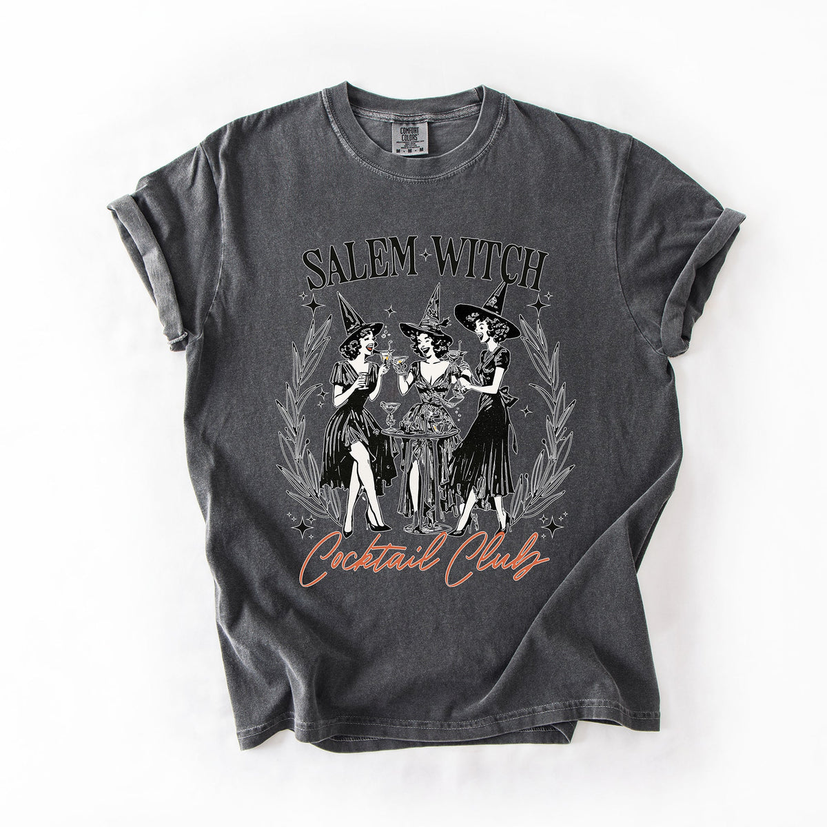 Salem Witch Cocktail Club Comfort Colors Tee