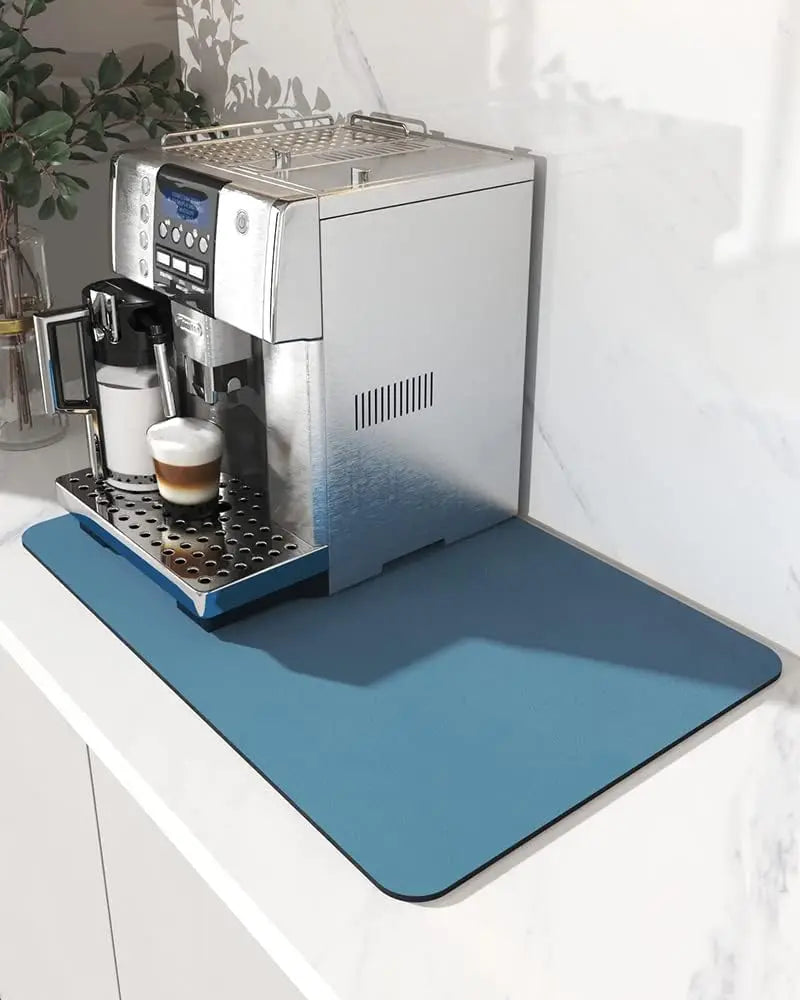 Absorbent Dish Drying & Coffee Station Mat, Various Colors, Sizes