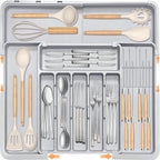 Adjustable Kitchen Utensil Organizer, 2 Knife Blocks