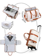 Viral Carry-on Foldable Trolley Bag, Big Space, Easy Travel!