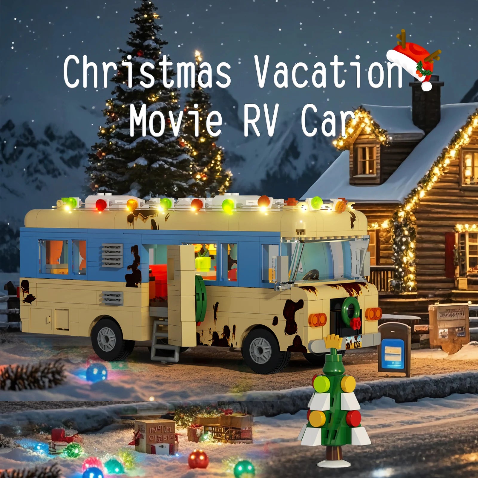 Christmas Vacation Cousin Eddie's-RV Building Block Set