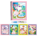1pc Children's Reusable Water Drawing Book | Mess-Free Magic Coloring Pad