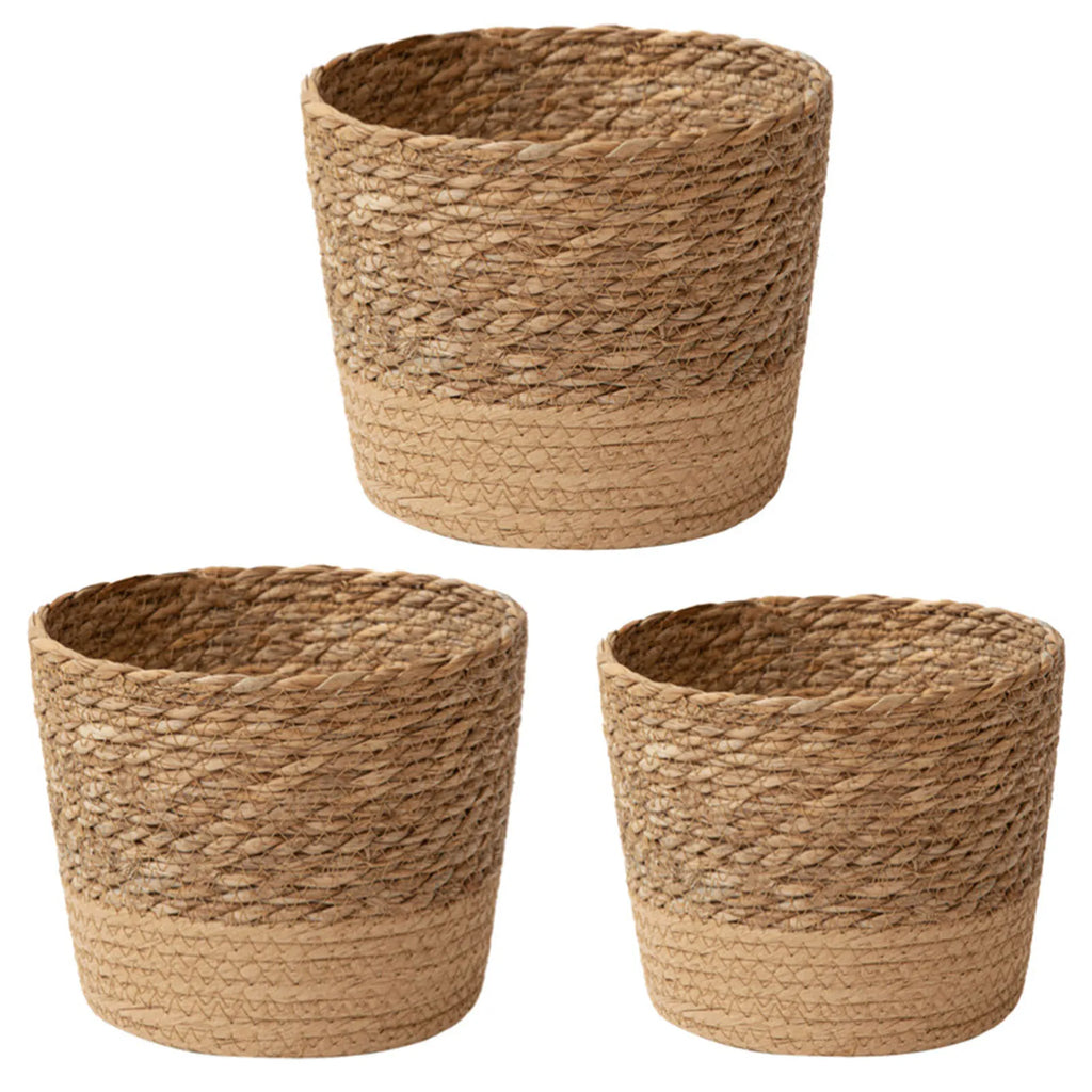 Nordic Style Natural Rattan Planter Basket