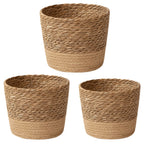 Nordic Style Natural Rattan Planter Basket