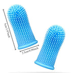 Soft Pet Finger Toothbrush | Dog Teeth Cleaning Breath Care Nontoxic Silicone