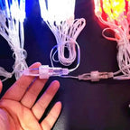 LED Hanging String Lights Meteor Shower