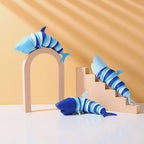 3D Articulated Shark Stress Reliever, Sensory Fidget Toy