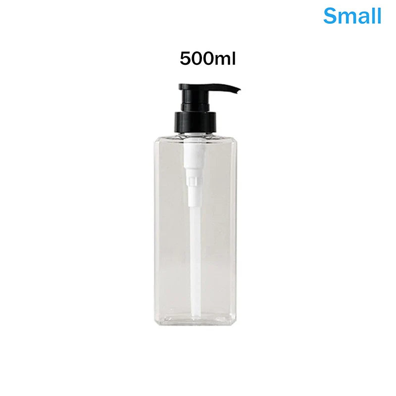 Square Soap Dispenser | Refillable 400/500ml Bathroom, Kitchen, Lotion Pump Bottle