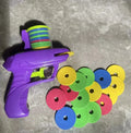 Foam Flying Disc Launcher/Shooter for Outdoor or Indoor Games