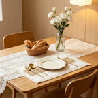 6 Pcs Boho Macrame Placemat Set