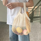 Reusable Cotton Mesh Grocery/Shopping Bag