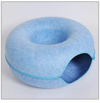 Interactive Tunnel/Donut Cat Bed & House