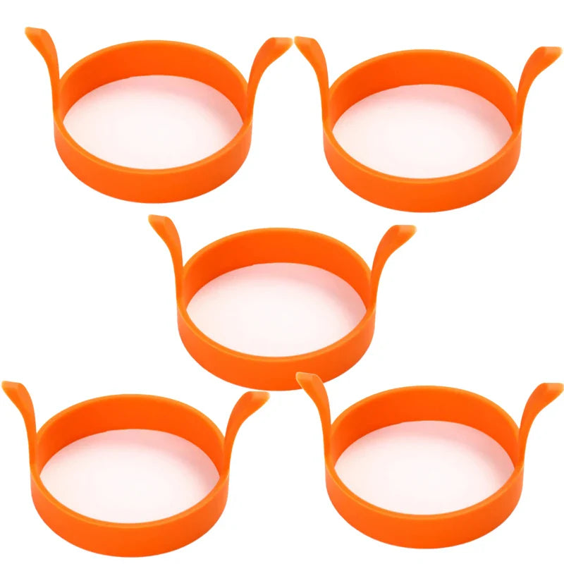 Silicone Egg and Pancake Ring Mold | Nonstick Round Cooking Tool