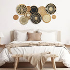 11 Pcs Boho Hanging Wall Basket Set