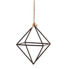 Modern Iron & Macrame Flower Hanger