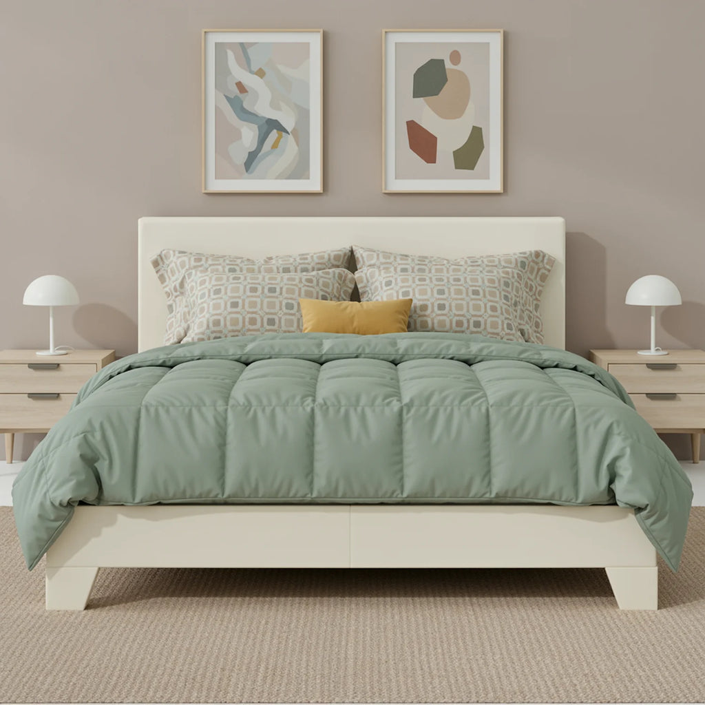 HOOMIC Full/Queen/King Upholstered Platform Bed Frame
