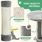 Multi-Cat Climbing Tower With Condo, Hammock, Scratch-Post