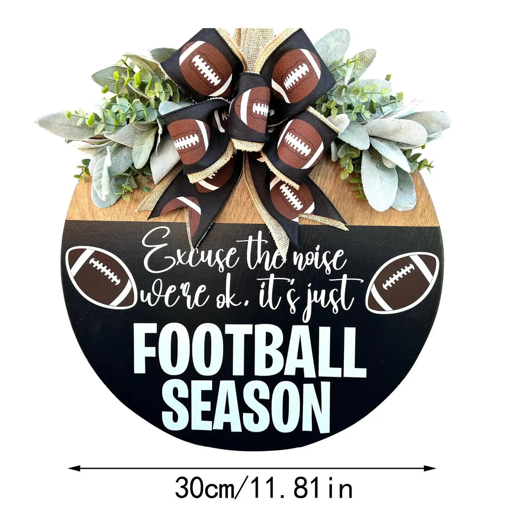 Football Season Front Door Decor