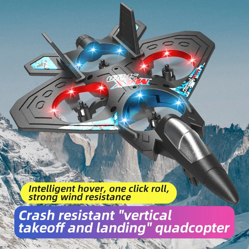 Remote Control Aircraft Stunt-Glider Hover Craft