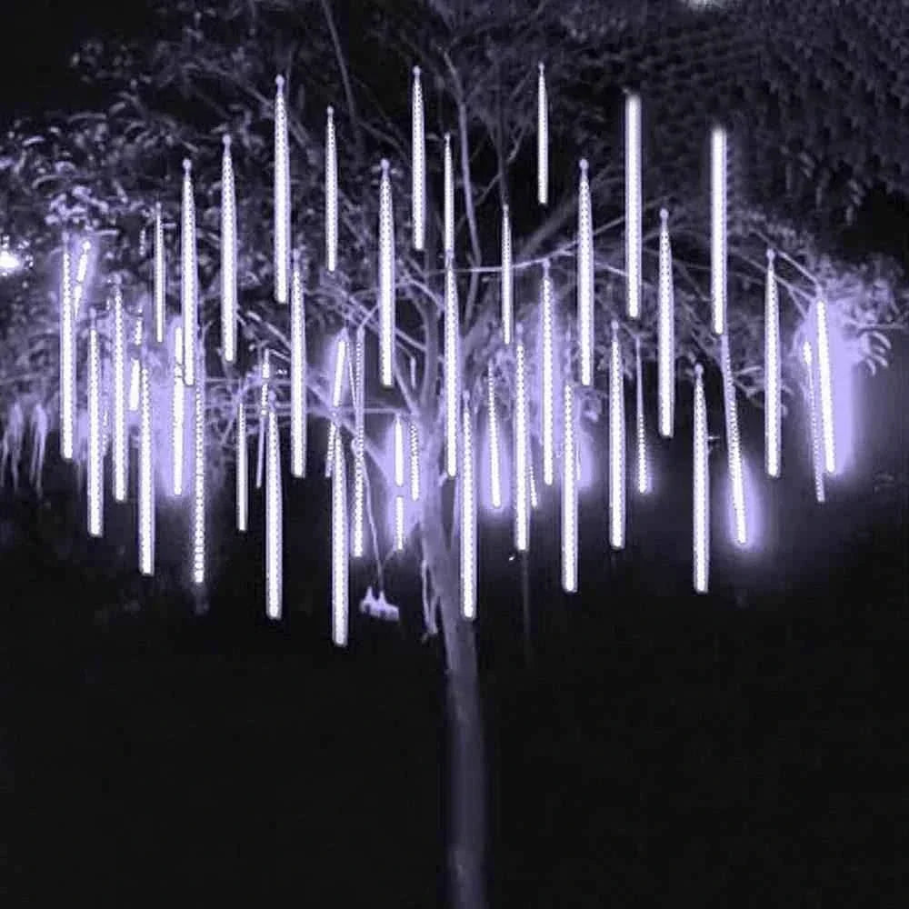 LED Hanging String Lights Meteor Shower