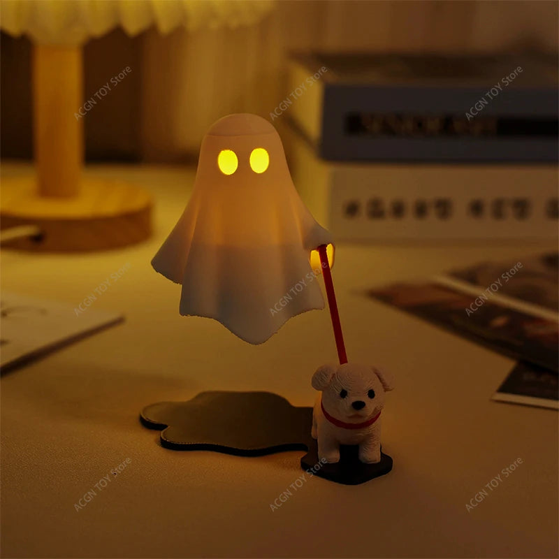 Ghost Walking Dog LED Halloween Decor