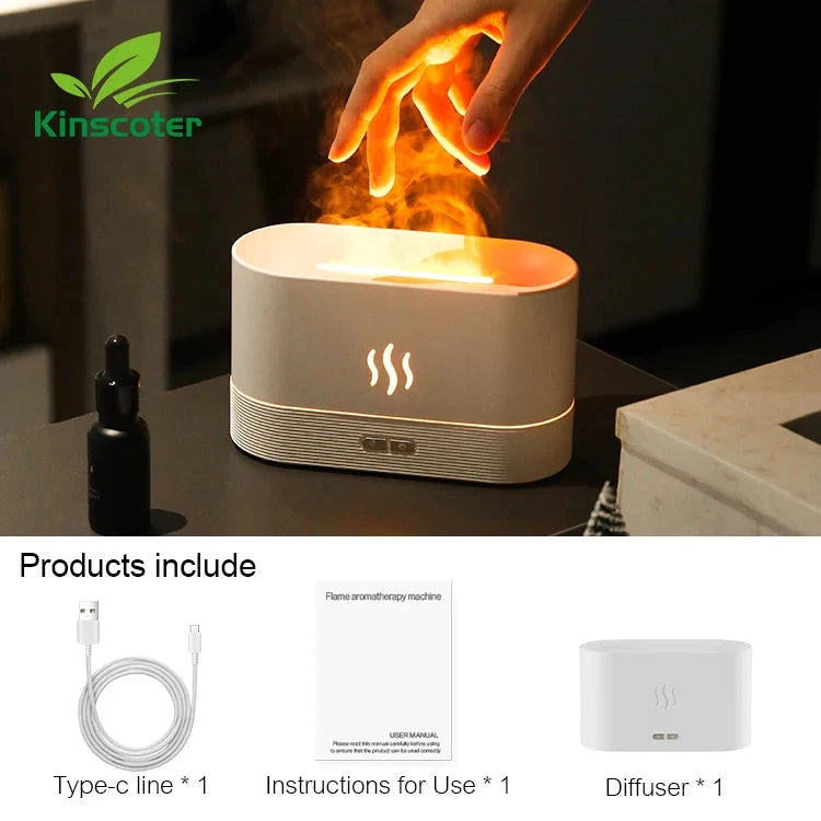Aroma Diffuser Air Humidifier Ultrasonic Cool Mist Maker, 2 Base Colors