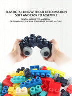 16/21/37/50pcs Large Building Blocks With Storage Bin