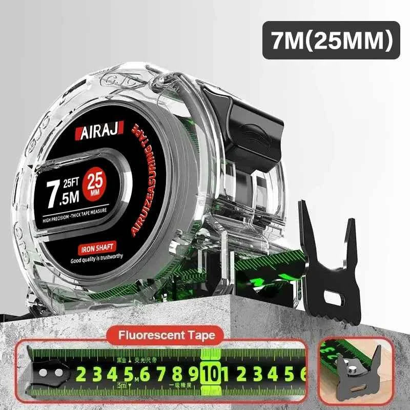 Fluorescent Tape Measure Waterproof Wear-Resistant Multipurpose