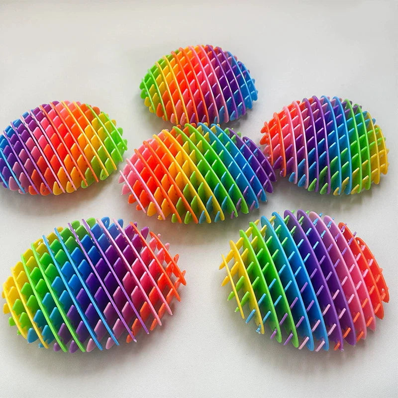 3D Telescoping Stretchable Mesh Fidget Worm Toy