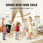 Magnetic Art Easel With Painting Accessories