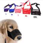 Adjustable, Breathable, Anti-Barking Mesh Dog Muzzle for Small and Large Dogs
