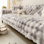Faux Fur VelvetTouch Couch Cover Cat & Dog Proof Modern & Stylish