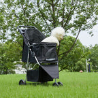 Foldable Pet Stroller For Dogs & Cats