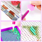 Momoart New Arrival Diamond Mosaic Colorful Flower 5D DIY Diamond Painting Rose Acrylic Craft Supplies Home Decoration