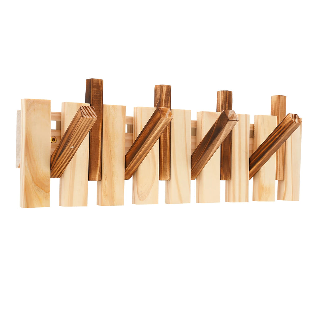 Carbonated Pine Wall Mount Coat/Towel Rack