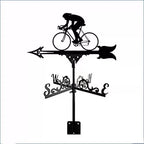 Metal Weathervane,Witch Iron Weather Vane,Sea Rover Wind Direction Indicator,Garden Decoration,Outdoor Roof Decoration,Gardening