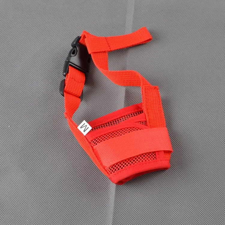 Adjustable, Breathable, Anti-Barking Mesh Dog Muzzle for Small and Large Dogs